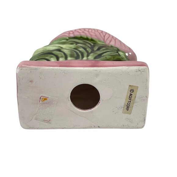 Vintage Florida Longboat Key Pink Flamingo Thermometer Figurine Kitsch Souvenir - Picture 7 of 10